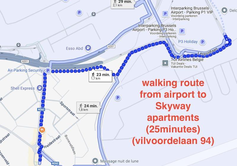 Skyway Airport Apartments Zaventem Szoba fotó